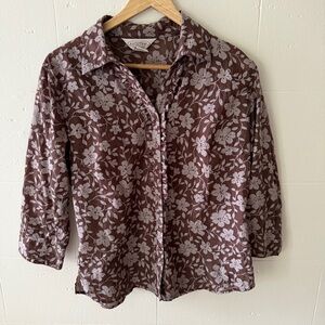 Northern Reflections Floral Blouse
